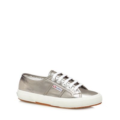Superga Silver 'Cotmetu' lace up shoes